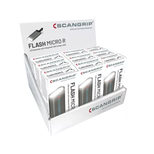 Scangrip Flash Micro R LED mini zseblámpa