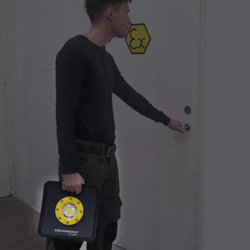 Scangrip Nova Ex-R robbanásbiztos extrém erőteljes LED reflektor