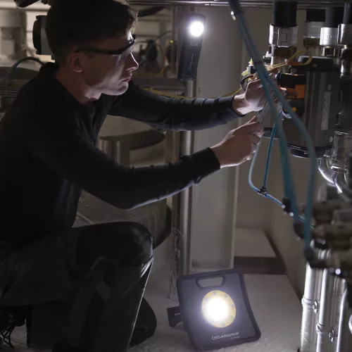 Scangrip Nova Ex-R robbanásbiztos extrém erőteljes LED reflektor