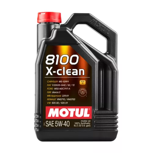 Motul 8100 X-Clean 5W-40 motorolaj 5L