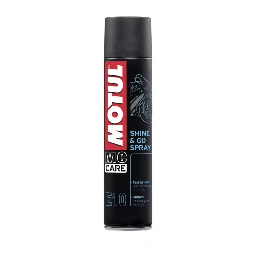 Motul E10 Shine&Go műanyag ápoló spray 400ml