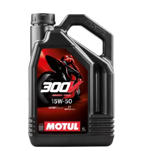 Motul 300V 4T Factory Line 15W-50 motorkerékpár verseny motorolaj 4L