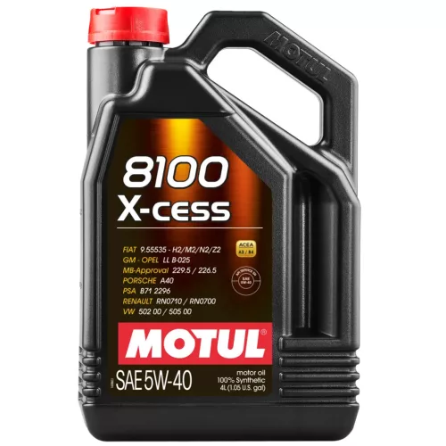 Motul 8100 X-Cess 5W-40 motorolaj 4L