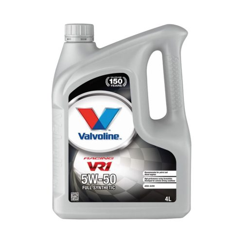 Valvoline VR1 Racing 5W50 verseny motorolaj 4L