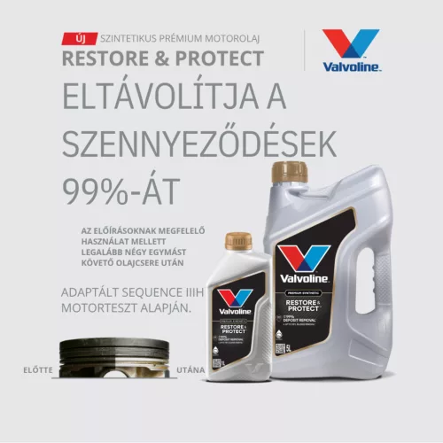 Valvoline Restore & Protect 5W-40 regeneráló motorolaj 5L