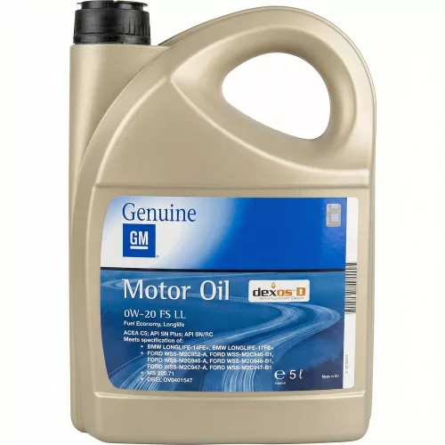 Opel DexosD 0W-20 motorolaj 5L