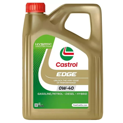 Castrol Edge 0W-40 motorolaj 4L
