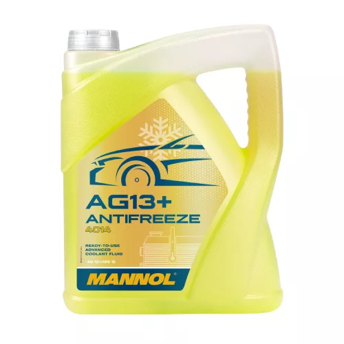Mannol AG13+ készrekevert hűtőfolyadék 5L