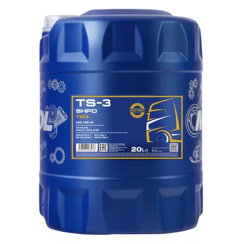 Mannol TS-3 SHPD 10W-40 teherautó motorolaj 20L