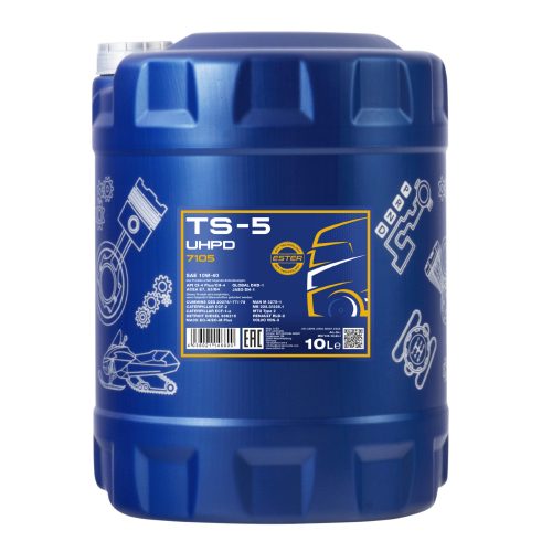 Mannol TS-5 UHPD 10W-40 teherautó motorolaj 10L