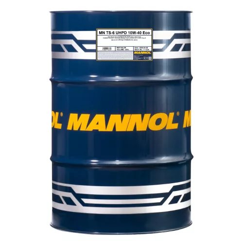 Mannol TS-6 UHPD Eco 10W-40 teherautó motorolaj 208L