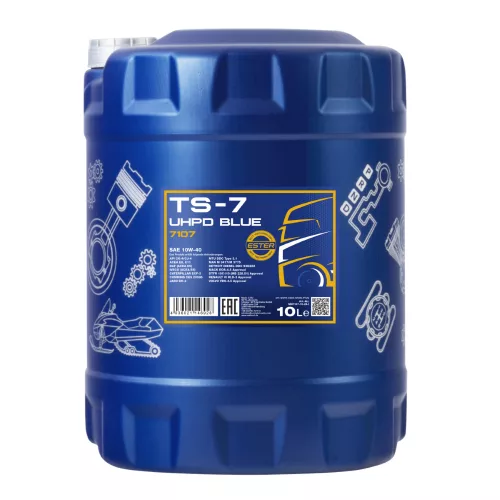 Mannol TS-7 UHPD Blue 10W-40 teherautó motorolaj 10L
