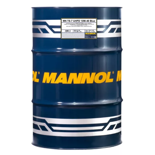 Mannol TS-7 UHPD Blue 10W-40 teherautó motorolaj 208L