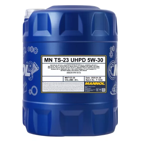 Mannol TS-23 UHPD 5W-30 teherautó motorolaj 20L