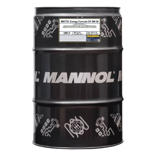 Mannol Energy Formula OP 5W-30 motorolaj 60L