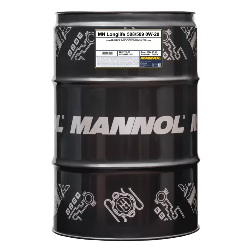 Mannol Longlife 508/509 0W-20 motorolaj 60L