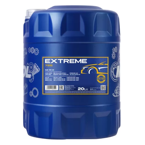 Mannol Extreme 5W-40 motorolaj 20L