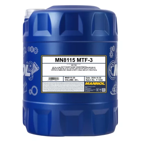 Mannol MTF-3 75W hajtóműolaj 20L