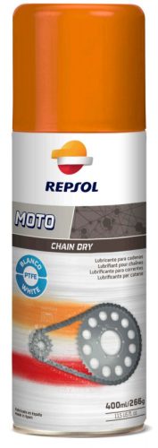 Repsol Moto Chain Dry fehér lánckenő spray 400ml