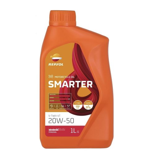 Repsol Smarter V-TWIN 4T 20W-50 motorkerékpár motorolaj 1L