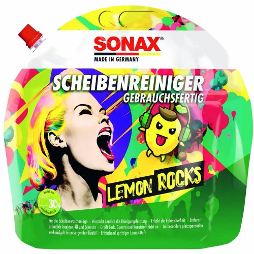 Sonax Nyári szélvédőmosó Lemon Rocks illat 2L