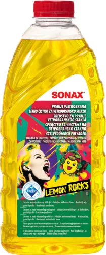 Sonax Nyári készre kevert szélvédőmosó Lemon Rocks illat 2L