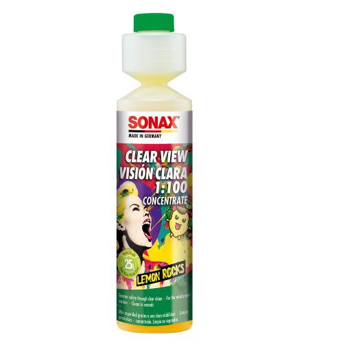 Sonax Nyári szélvédőmosó 1: 100 koncentrátum Lemon Rocks illat adagolós 250ml