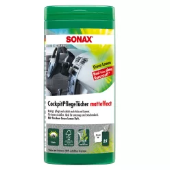   Sonax Műszerfalápoló kendő matt hatás Green Lemon 25db-os