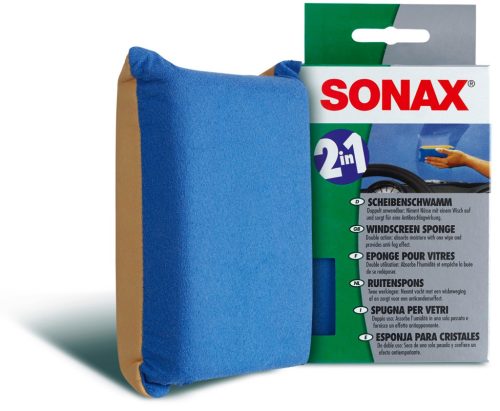 Sonax Szélvédőtisztító kétoldalas 2in1 szivacs 1db-os