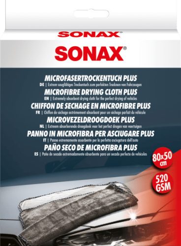 Sonax Mikroszálas szárító törölköző plus 520GSM 80x50cm