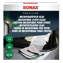   Sonax Profiline mikroszálas üvegtisztító 40x40cm kendő 3db-os csomag