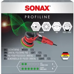   Sonax Profiline ExzenterPad Polírozó szivacs világoszöld, puha 125mm (excenteres)