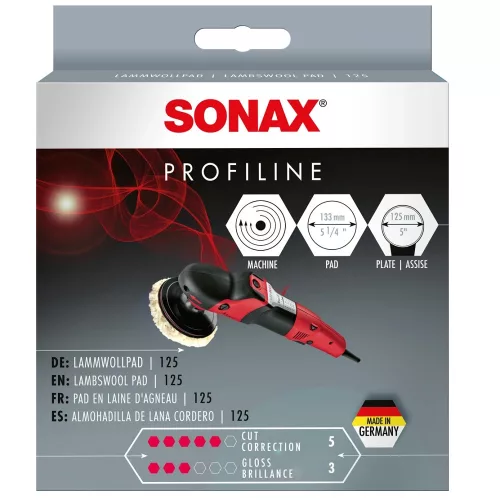 Sonax LammwollPad Bárányszőr Polírozó korong 125mm (rotációs)