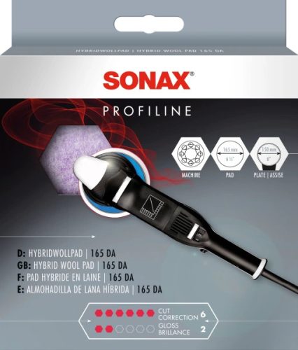 Sonax Hibrid gyapjú korong 165mm