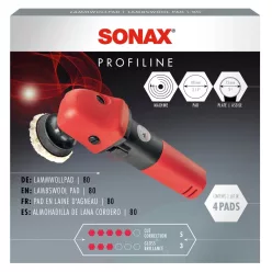   Sonax LammwollPad Bárányszőr korong 80mm 4db-os (rotációs)