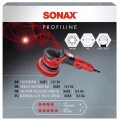   Sonax ExzenterPad hart Polírozó szivacs piros kemény 165mm (excenteres)