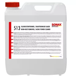   Sonax 513 Repülőrozsda eltávolító - savbázisú ipari tisztószer 10L