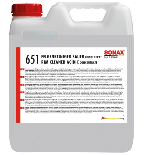 Sonax 651 Profiline Savas felnitisztító koncentrátum 10L