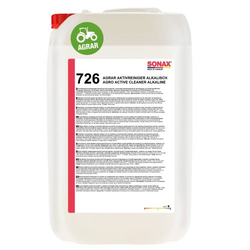 Sonax 726 Agrar Active Cleaner Mezőgazdasági tisztítószer 25L
