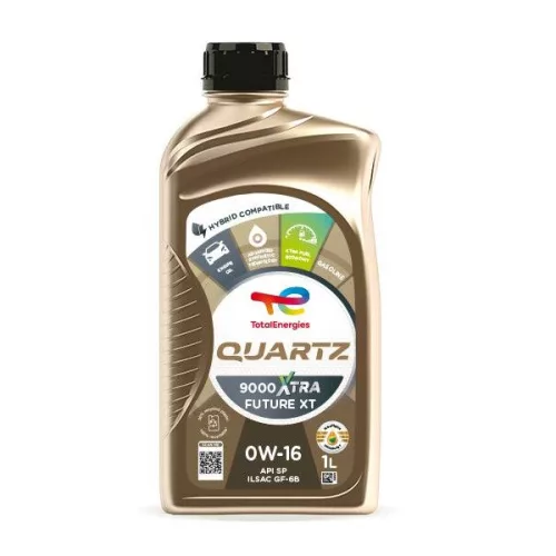 Total Quartz 9000 Xtra Future XT 0W-16 motorolaj 1L