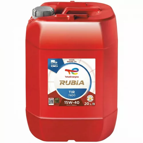 Total Rubia TIR 7400 15W-40 teherautó motorolaj 20L