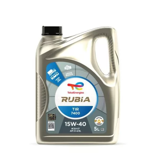 Total Rubia TIR 7400 15W-40 teherautó motorolaj 5L