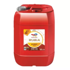 Total Rubia Works 1000 15W-40 földmunkagép motorolaj 20L