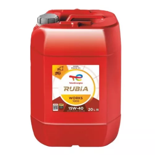 Total Rubia Works 1000 15W-40 földmunkagép motorolaj 20L